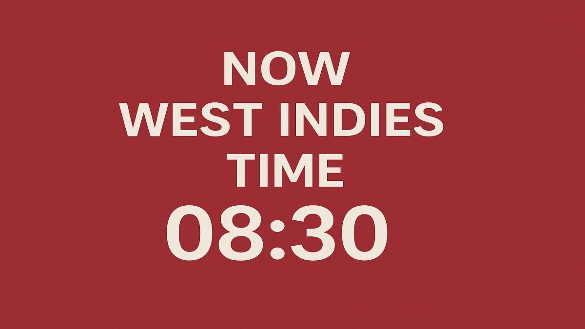 Now West Indies Time