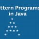 Pattern Programs in Java