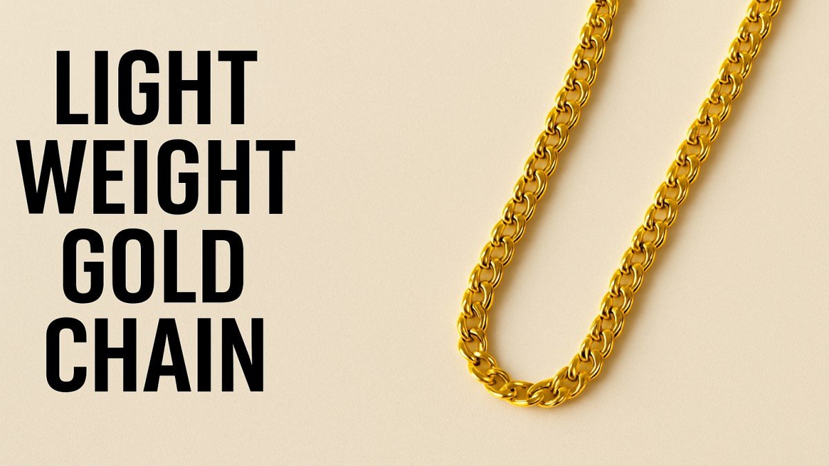 light weight gold chain