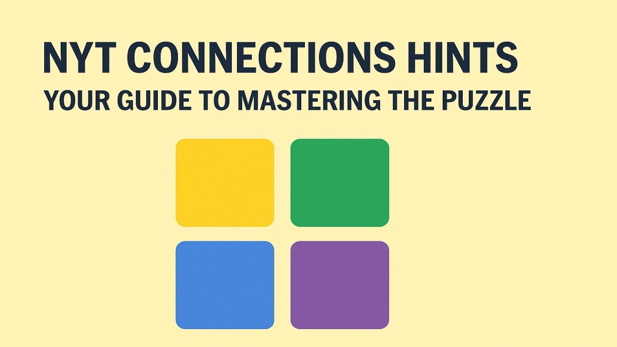 NYT Connections Hints